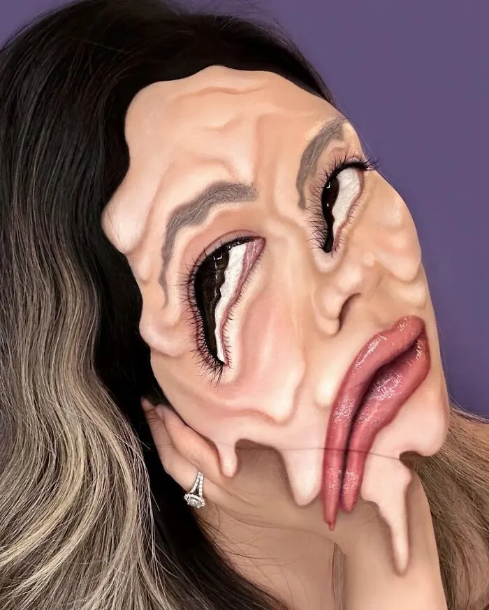 26 Mind-Tricking Makeup Illusions By This Artist That Might Make You Look Twice (New Pics)