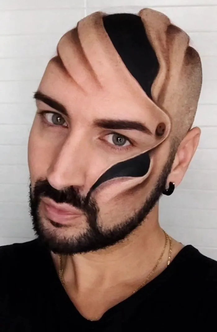 26 New Makeup Illusions By Luca Luce That Might Seriously Mess With Your Brain