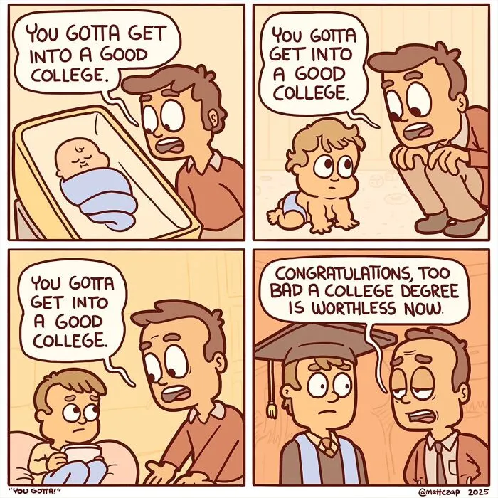 50 Comics Embracing The Absurd Reality We Live In, By Matt Czap