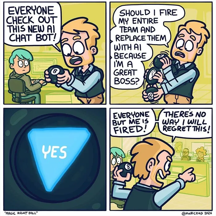 50 Comics Embracing The Absurd Reality We Live In, By Matt Czap