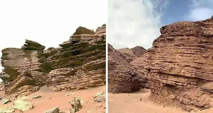 Mars On The Left, Earth On The Right