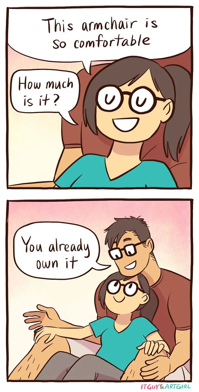 50 Clever Comics By Bonnie Pang That Perfectly Capture Modern Relationships