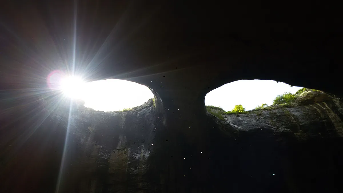 This Bulgarian Cave Has Giant “Eyes” In The Ceiling, And Here Are 15 Photos Capturing It