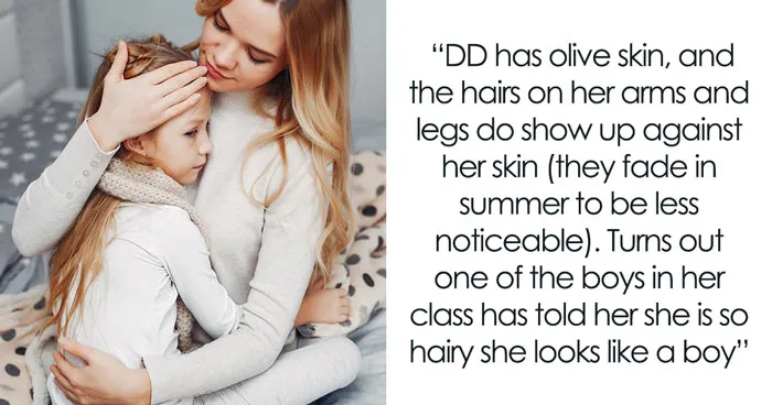 Bullied 7YO Comes Home Upset, Mom Considers Shaving Her After Classmates Mock Her For Being Hairy