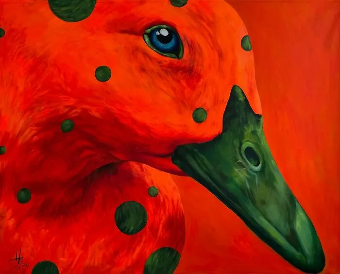 This Artist’s 26 Surreal Paintings Of Geese Are Strange, Symbolic, And Beautiful All At The Same Time
