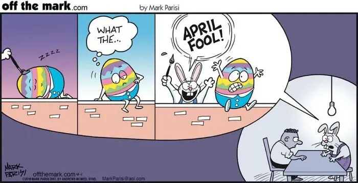 50 Hilarious Easter Comics By Mark Parisi That Reveal Just How Dramatic Eggs Can Be