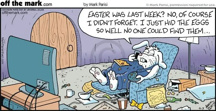 50 Hilarious Easter Comics By Mark Parisi That Reveal Just How Dramatic Eggs Can Be
