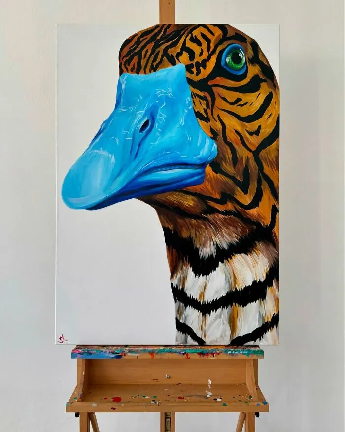This Artist’s 26 Surreal Paintings Of Geese Are Strange, Symbolic, And Beautiful All At The Same Time