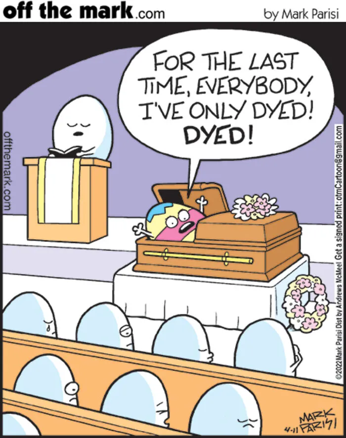 50 Hilarious Easter Comics By Mark Parisi That Reveal Just How Dramatic Eggs Can Be