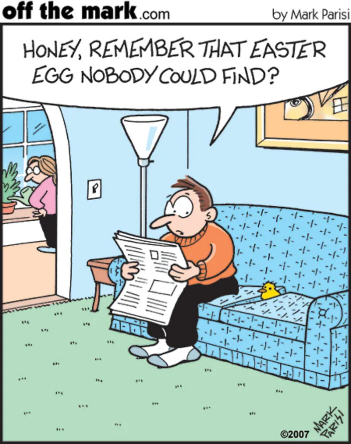50 Hilarious Easter Comics By Mark Parisi That Reveal Just How Dramatic Eggs Can Be