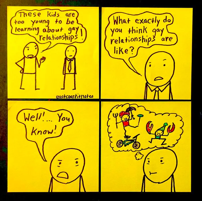 33 Funny And Unexpected Post-It Comics Prove That Simplicity Wins (New Pics)