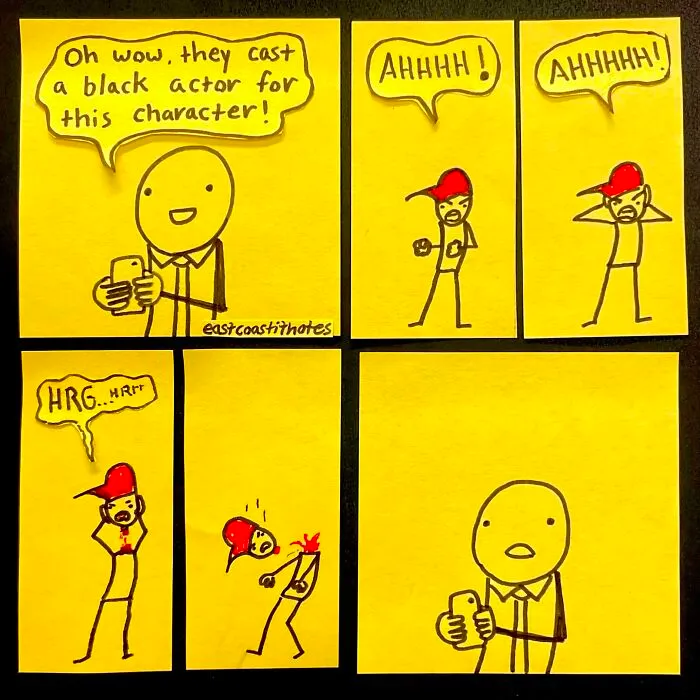 33 Funny And Unexpected Post-It Comics Prove That Simplicity Wins (New Pics)