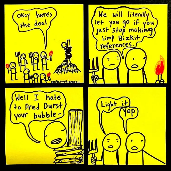 33 Funny And Unexpected Post-It Comics Prove That Simplicity Wins (New Pics)