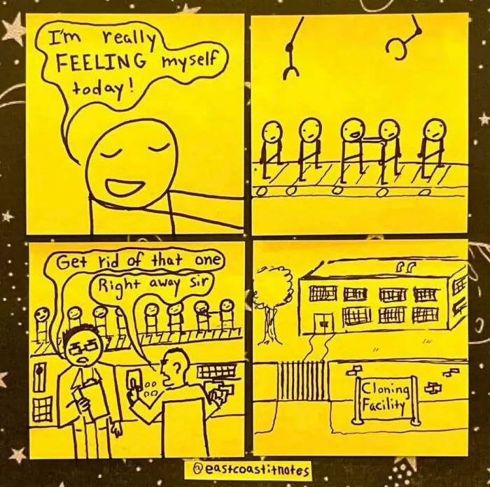 33 Funny And Unexpected Post-It Comics Prove That Simplicity Wins (New Pics)