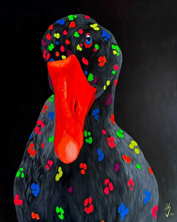 This Artist’s 26 Surreal Paintings Of Geese Are Strange, Symbolic, And Beautiful All At The Same Time