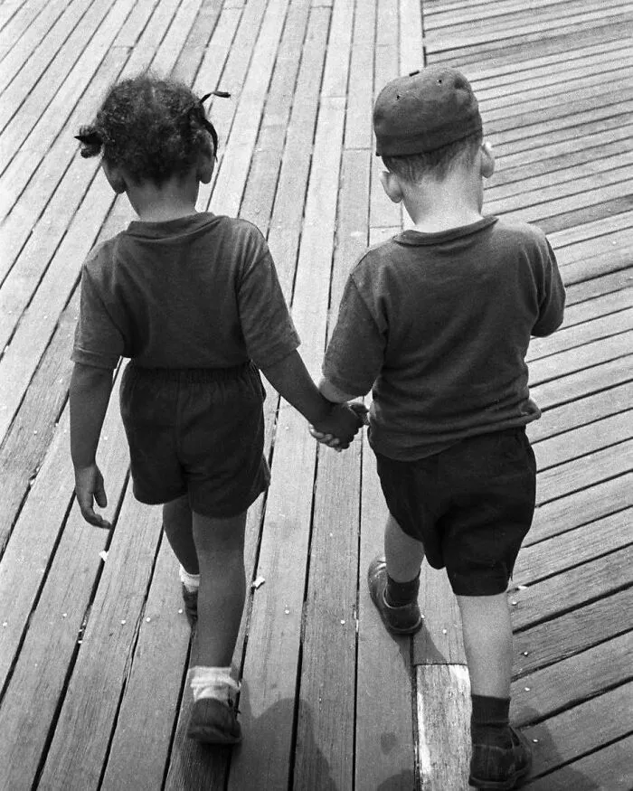 Photography By Harold Feinstein (American, April 17, 1931–june 20, 2015) Coney Island, New York, 1955