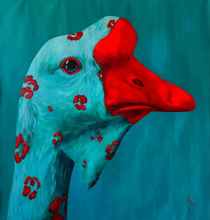 This Artist’s 26 Surreal Paintings Of Geese Are Strange, Symbolic, And Beautiful All At The Same Time