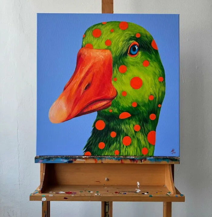 This Artist’s 26 Surreal Paintings Of Geese Are Strange, Symbolic, And Beautiful All At The Same Time