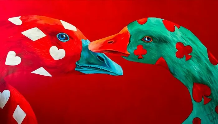 This Artist’s 26 Surreal Paintings Of Geese Are Strange, Symbolic, And Beautiful All At The Same Time