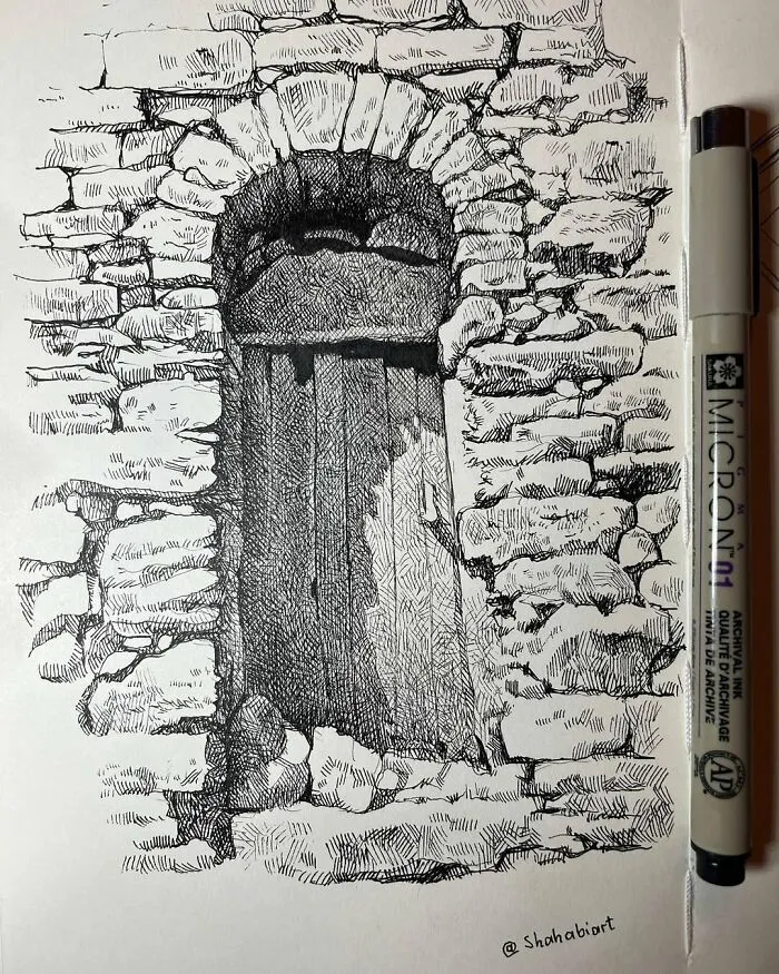 40 Ink Sketches By This Artist That Make A Simple Notebook Feel Like A Window Into Another World
