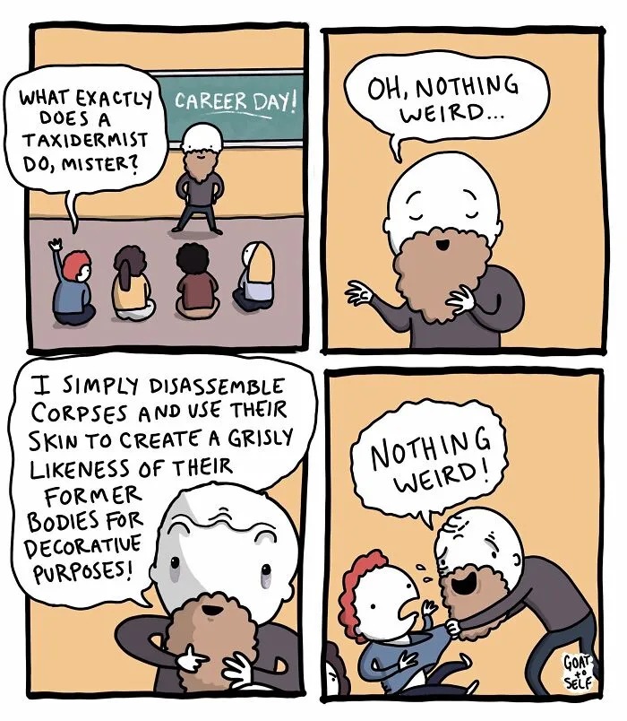 Artist Made 25 New Unhinged Comics With Unexpected Endings That May Surprise You