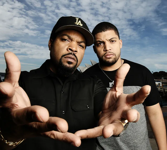 Ice Cube y O’shea Jackson Jr.