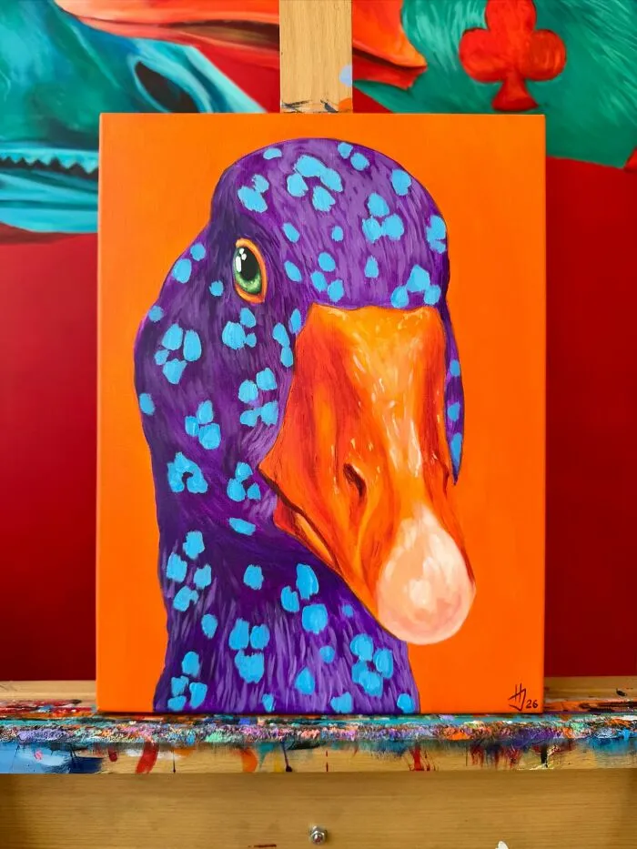 This Artist’s 26 Surreal Paintings Of Geese Are Strange, Symbolic, And Beautiful All At The Same Time