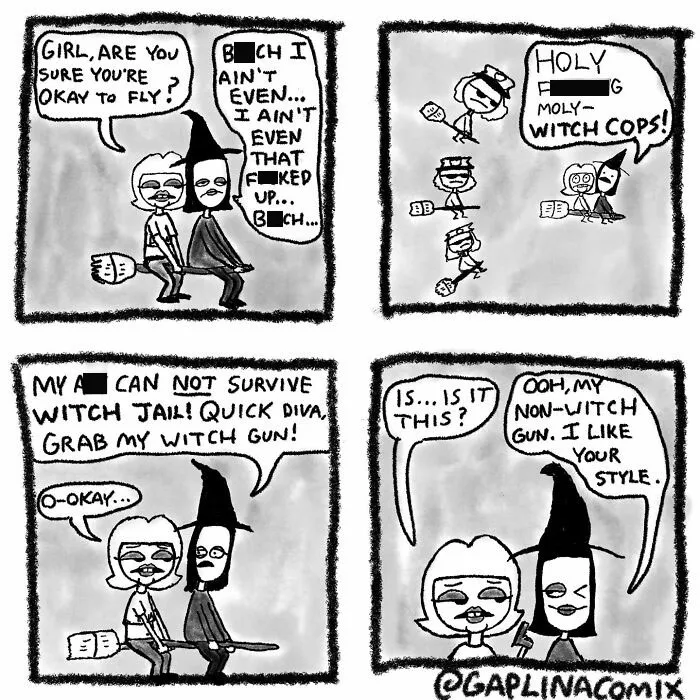 This Artist’s 34 Comics Featuring Gaplina & Ovelette Perfectly Capture Life’s Awkward Moments