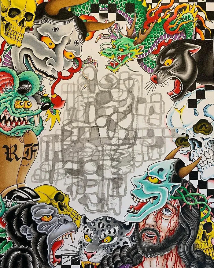This Page Proves That Tattoo Artists Are Masters Of More Than One Medium (62 Pics)