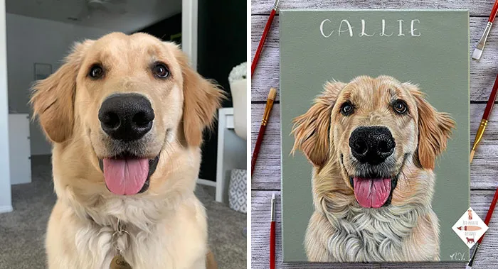 52 Amazingly Detailed Pet Portrait Paintings By This Artist