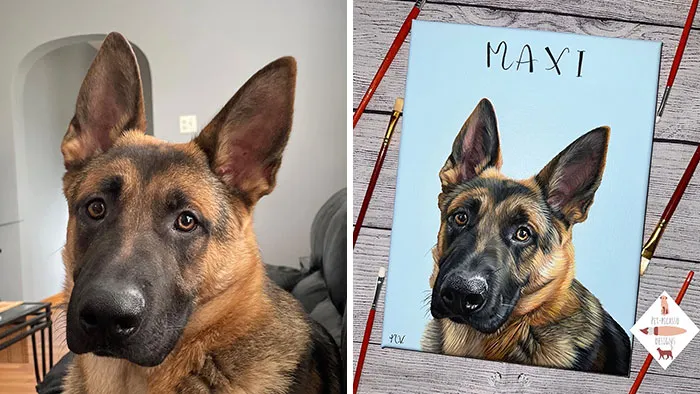 52 Amazingly Detailed Pet Portrait Paintings By This Artist