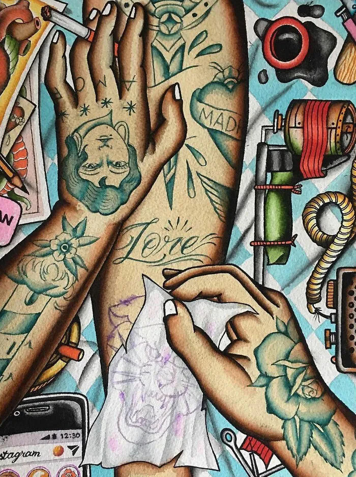This Page Proves That Tattoo Artists Are Masters Of More Than One Medium (62 Pics)