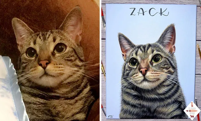 52 Amazingly Detailed Pet Portrait Paintings By This Artist