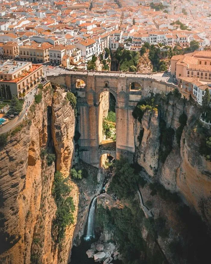 Puente Nuevo Bridge In Ronda, Spain