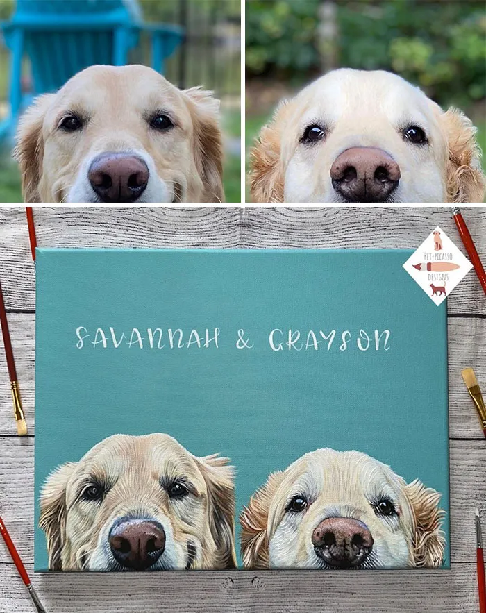 52 Amazingly Detailed Pet Portrait Paintings By This Artist