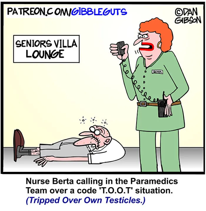 Dan Gibson Created 43 New Comics That Make Senior Life Look Wildly Entertaining