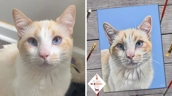 52 Amazingly Detailed Pet Portrait Paintings By This Artist
