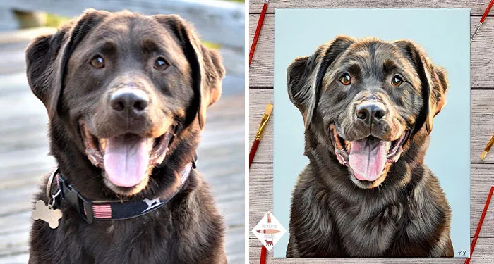 52 Amazingly Detailed Pet Portrait Paintings By This Artist