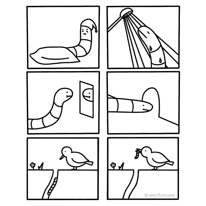 Satire, Absurdity, And A Touch Of Dark Humor: 30 New Comics By This Artist 