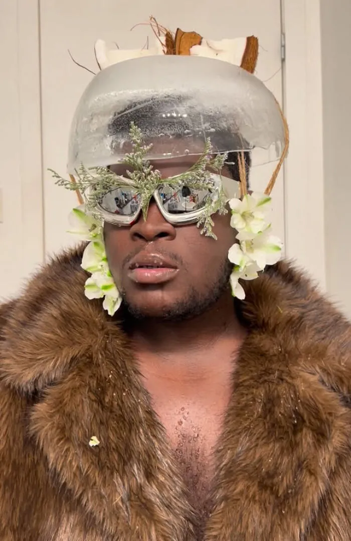 30 Times This Artist Turned The Most Unexpected Things Into Bold Fashion Statements