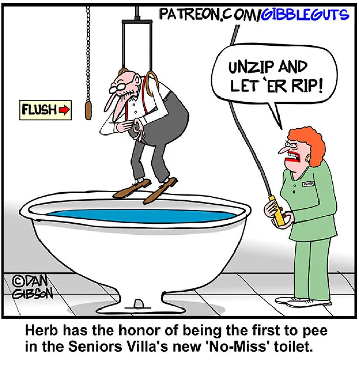 Dan Gibson Created 43 New Comics That Make Senior Life Look Wildly Entertaining