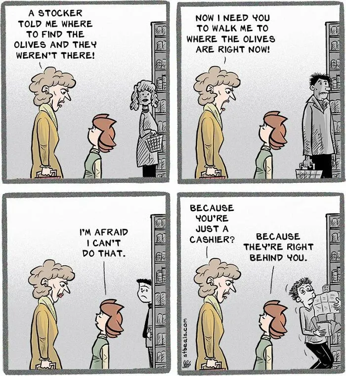 If You’ve Ever Worked Retail, This Artist’s 50 New Comics Might Feel Very Relatable