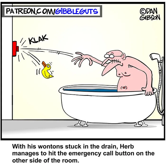 Dan Gibson Created 43 New Comics That Make Senior Life Look Wildly Entertaining