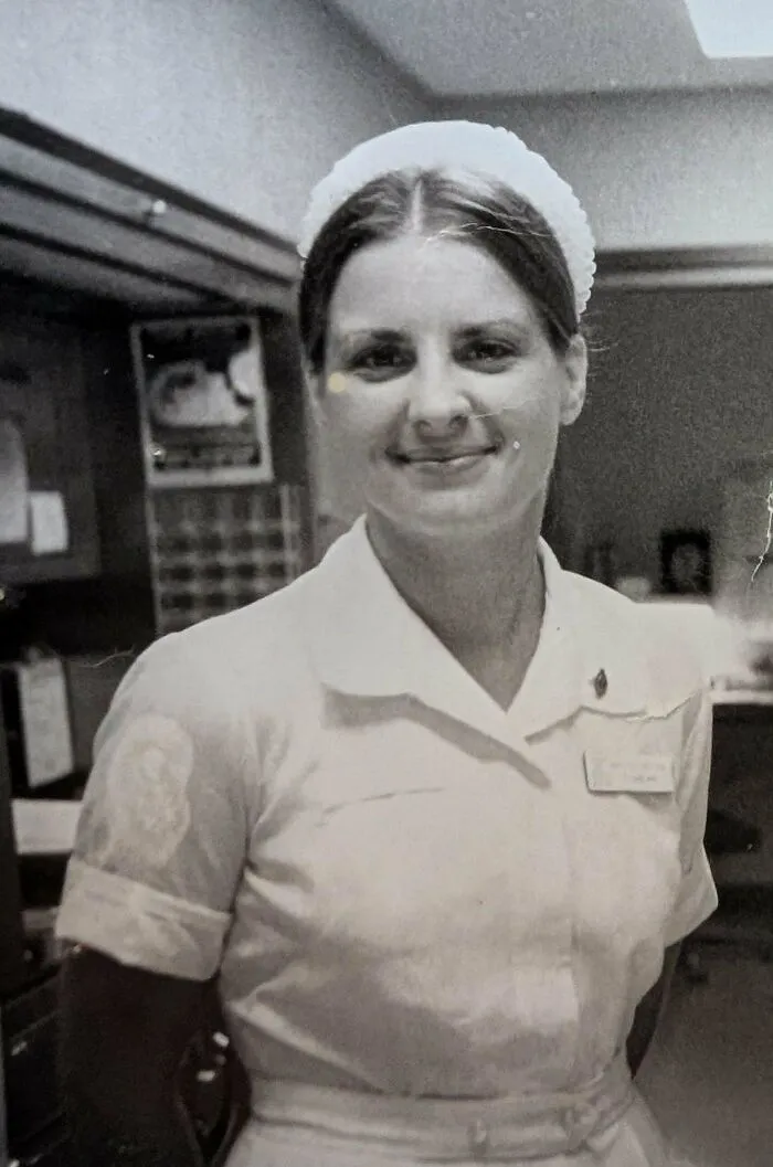 My Mom As An Army Nurse In '74. She Retired After 45 Years As An Rn