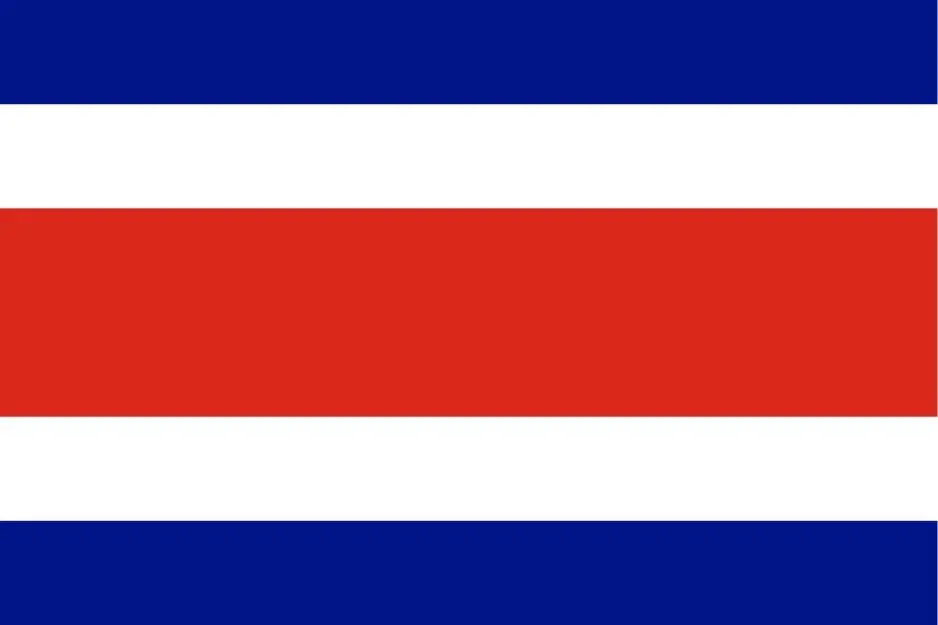 Horizontal stripes of blue, white, and red colors forming a flag but not the Philippines flag.
