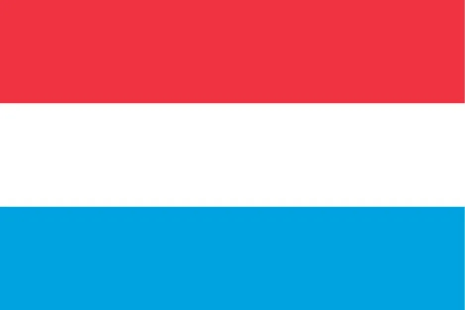 Paraguay's flag with horizontal red, white, and blue stripes and a central emblem on a plain background