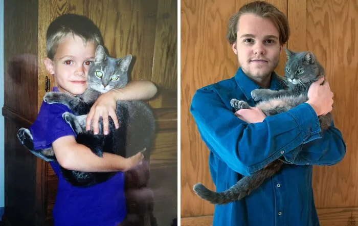 My Cat's 19th Birthday Today! Kindergarten To Sophomore Year Of College