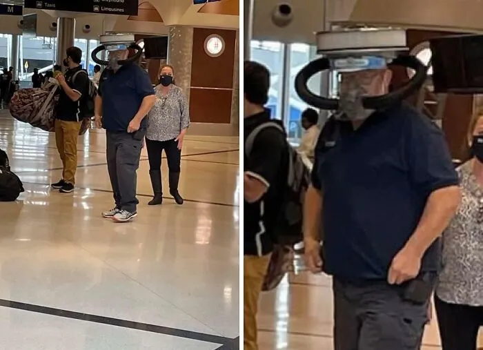 One Of My Relatives Saw This Guy In The Atlanta Airport
