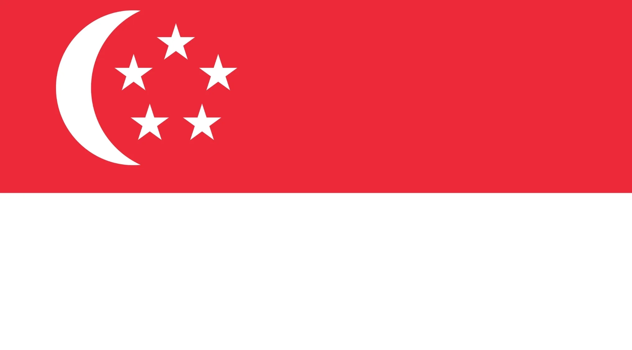 Flag visual hint featuring a red and white design with a crescent and five stars for geography challenge guess the country.