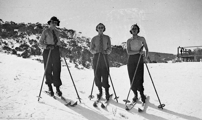 Skiing Near Mount Kosciusko, C. 1926
